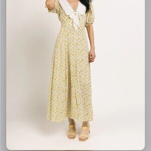 Floral Yellow Dress